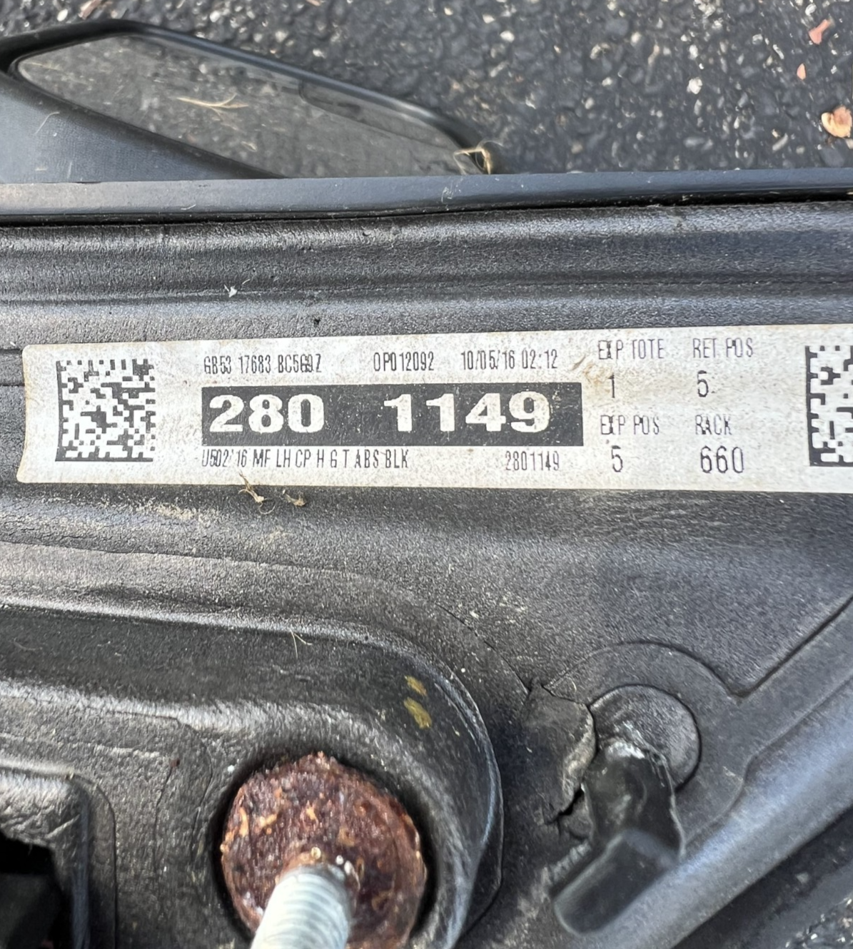 2016-2019 Ford Explorer Left Door Mirror LH with Turn Signal and Heated Mirror