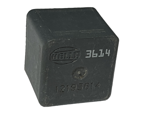 Hella GM 4-Pin Headlamp Headlight Relay OEM 12193614, 3614 Gray