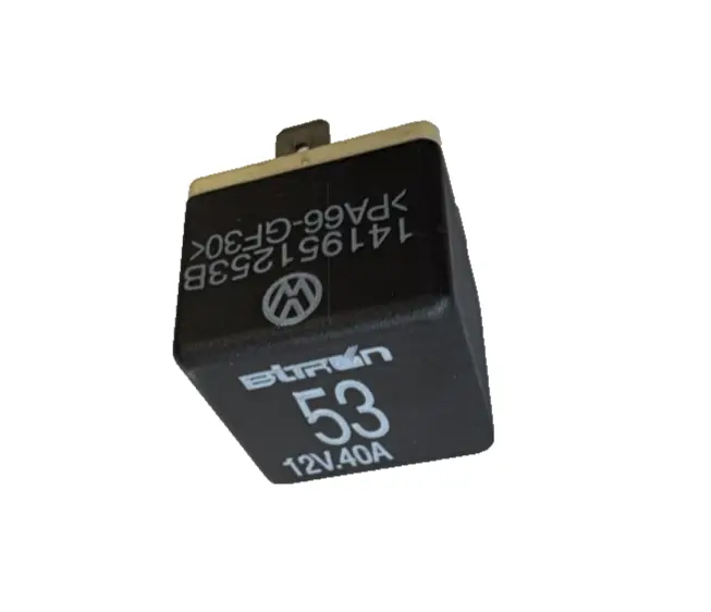 Multifunction Relay #53 12V 40A 141951253B Black fits 99-05 Audi TT by Volkswagen