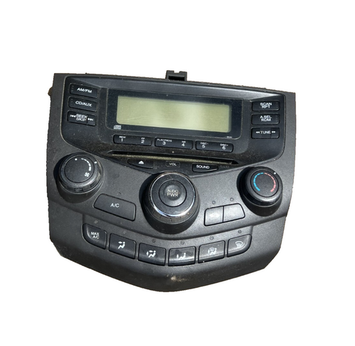 03 04 05 06 Honda Accord Radio Stereo CD Player Climate Control Panel OEM