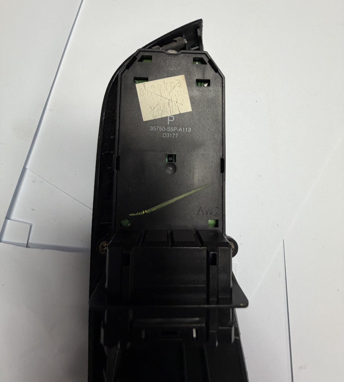 2000-2005 Honda Civic Coupe 2-Door Left Window Control Switch 35750 S5P A113 by Honda