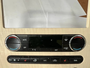 08-09 Ford Taurus AC Heater Climate Control Tan 8G1T 130734 ABW, 18C612 DZU7A
