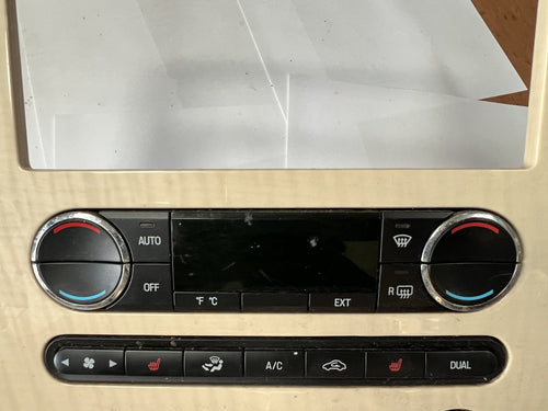 08-09 Ford Taurus AC Heater Climate Control Tan 8G1T 130734 ABW, 18C612 DZU7A