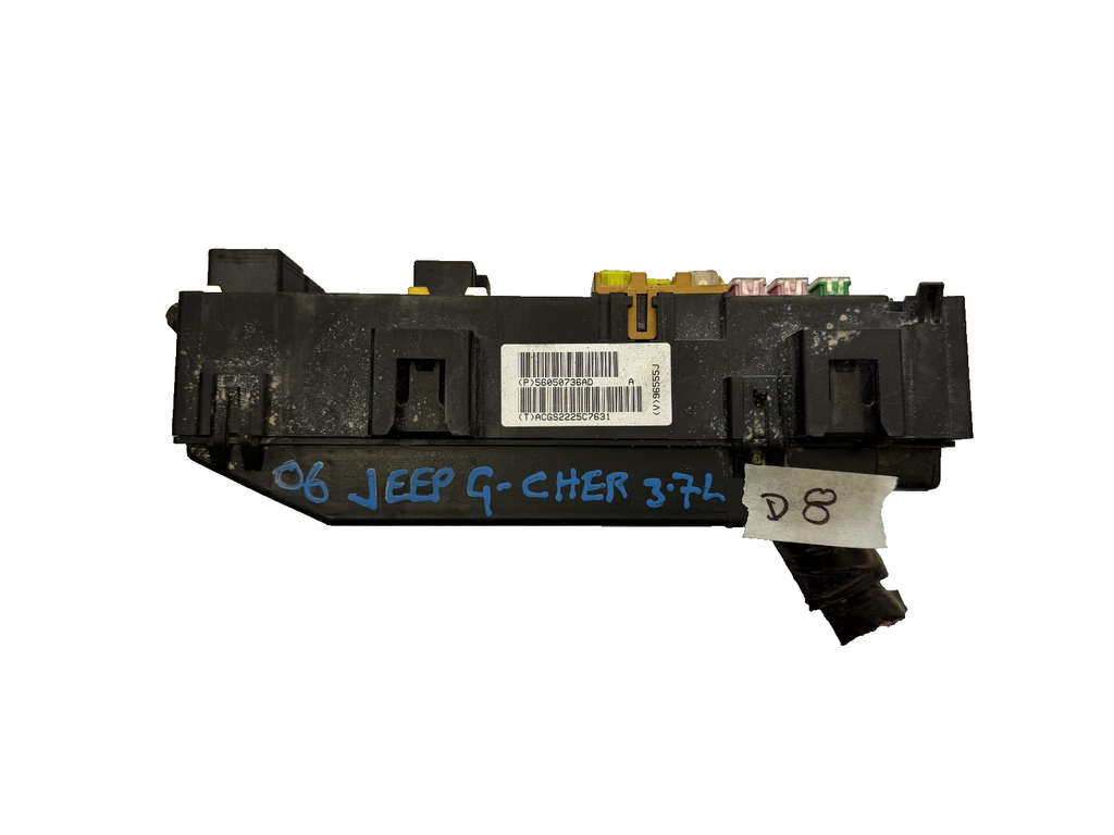 06 2006 Jeep Grand Cherokee 3.7L Fuse Box Relay Junction Block 56050736AD