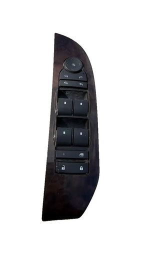 2007-2013 Cadillac Escalade Master Power Window Switch Left 15906883 Woodgrain