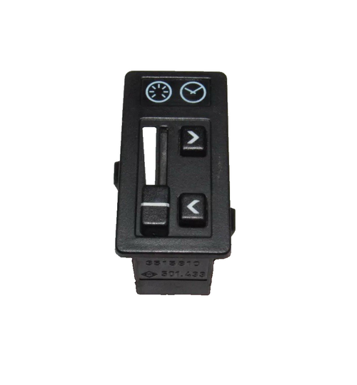 1991 1992 1993 Volvo 740 940 Clock Settings Dimmer Switch OEM 3515810 Black
