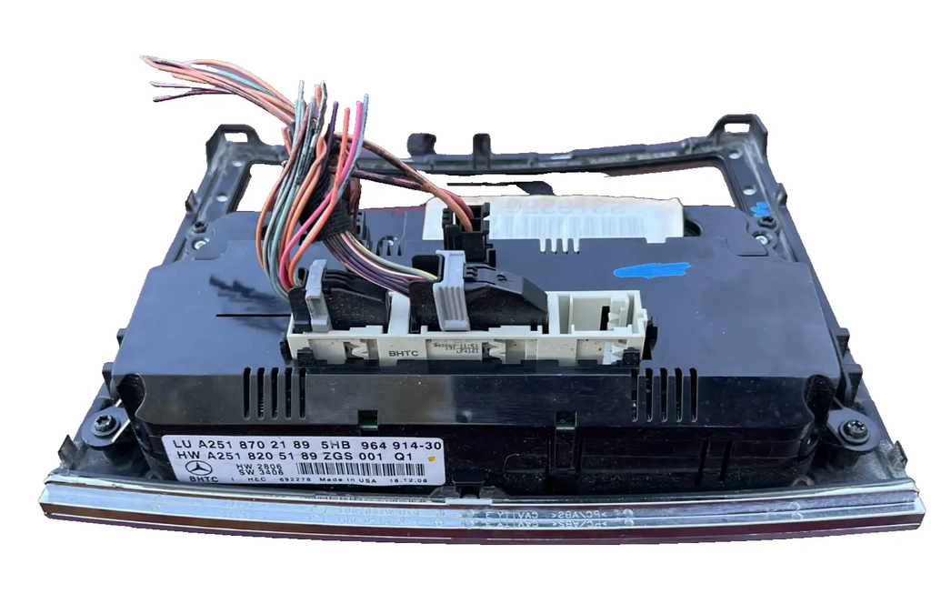 2007-2012 Mercedes X164 GL450 AC Heater Climate Control Switch Trim Panel OEM