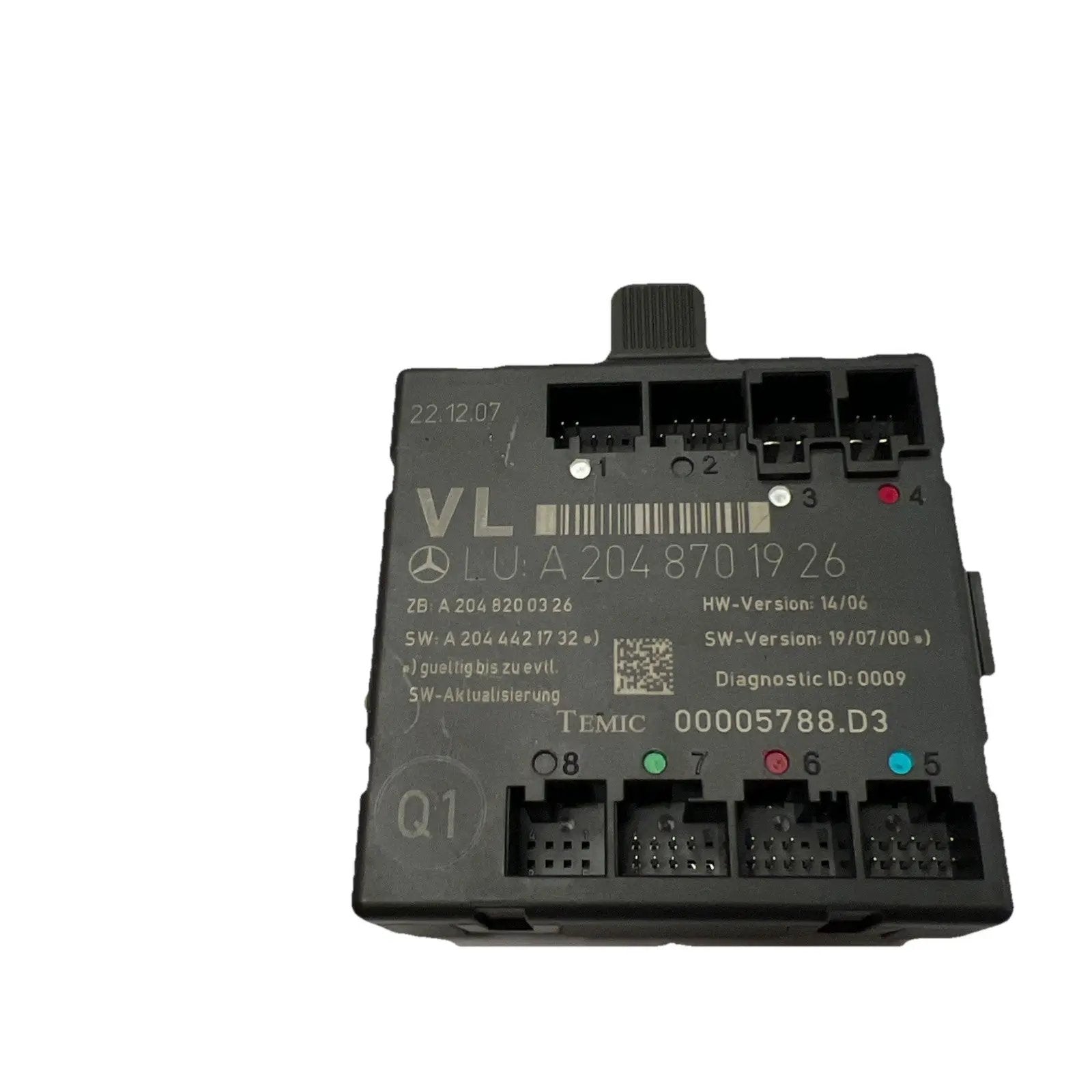 2008-2018 Mercedes W204 C300 E400 CLS550 Door Control Module Front Left Side by Mercedes-Benz