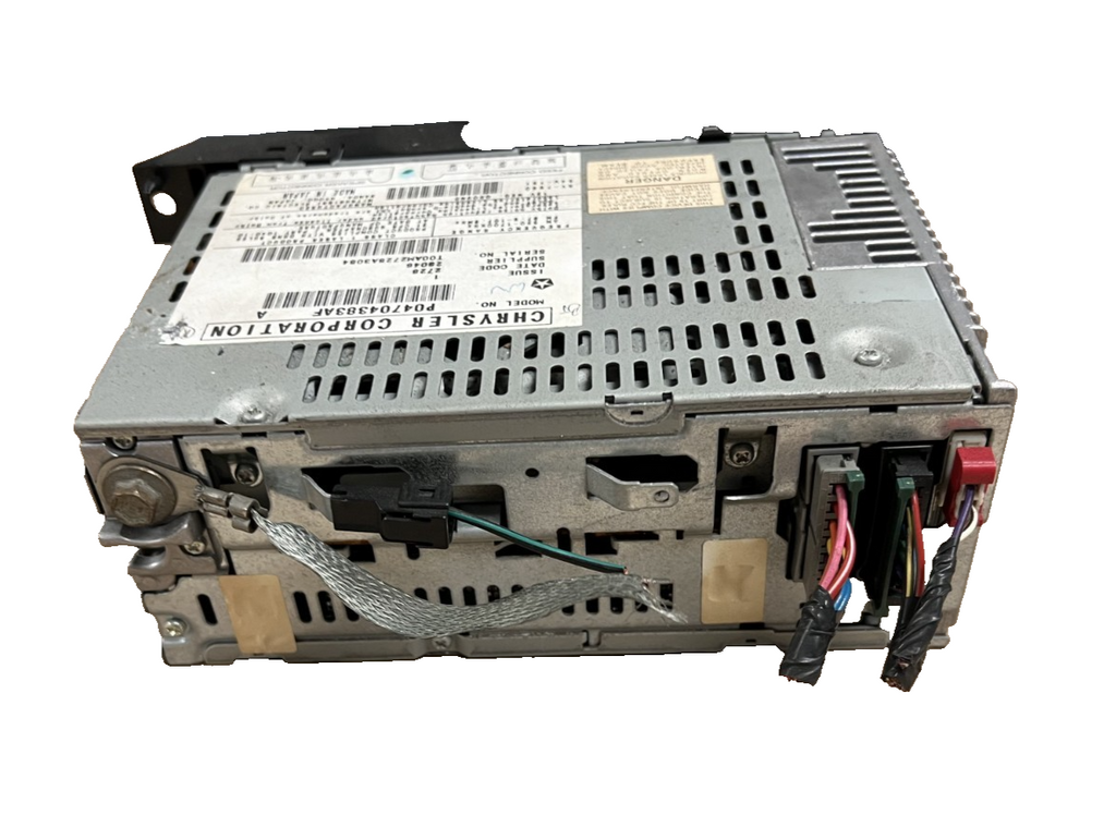 AM FM Radio Cassette CD Player Receiver 04704383AF for 98-00 Dodge Grand Caravan