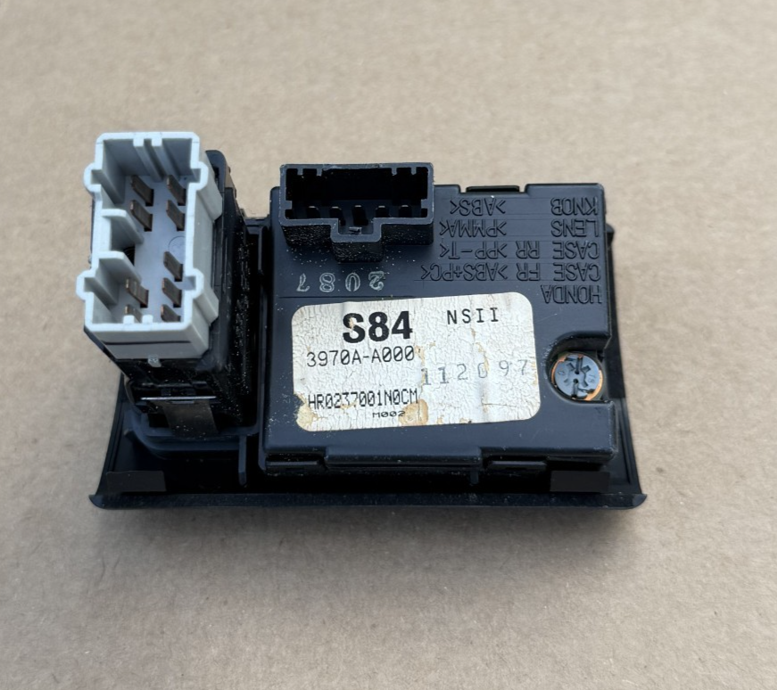 1998 1999 2000 2001 2002 Honda Accord Dash Clock Hazard Switch 3970A A000 Black