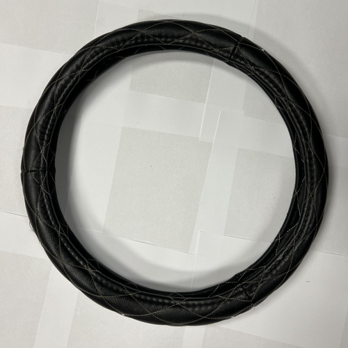 Steering Wheel Cover Diamond Like Pattern Black for Steering Wheel Protection