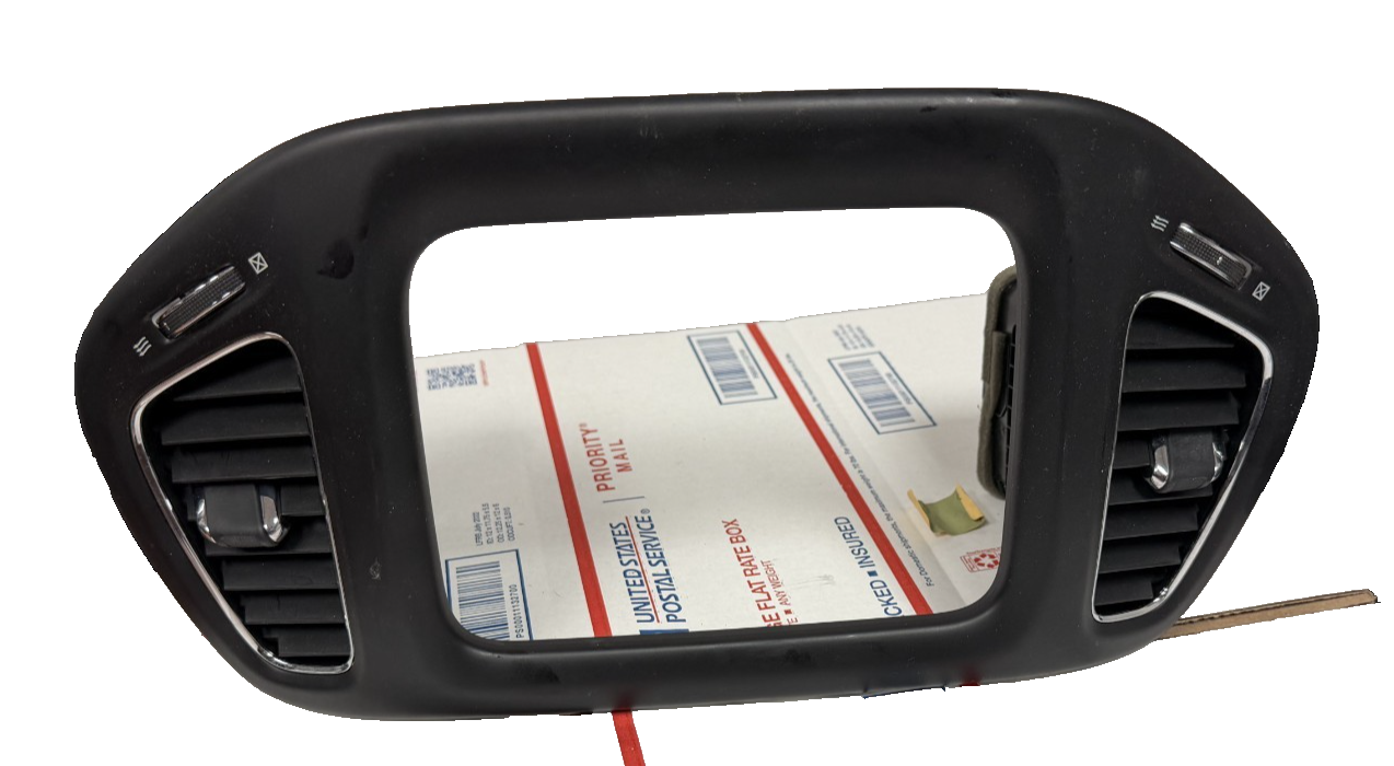 2017-2021 Jeep Compass Dash Center Radio Trim Bezel with Air Vents 5ZL48TRMAB