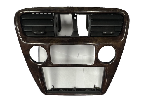1998 1999 Honda Accord AC Heater Climate Vents with Trim Bezel Woodgrain