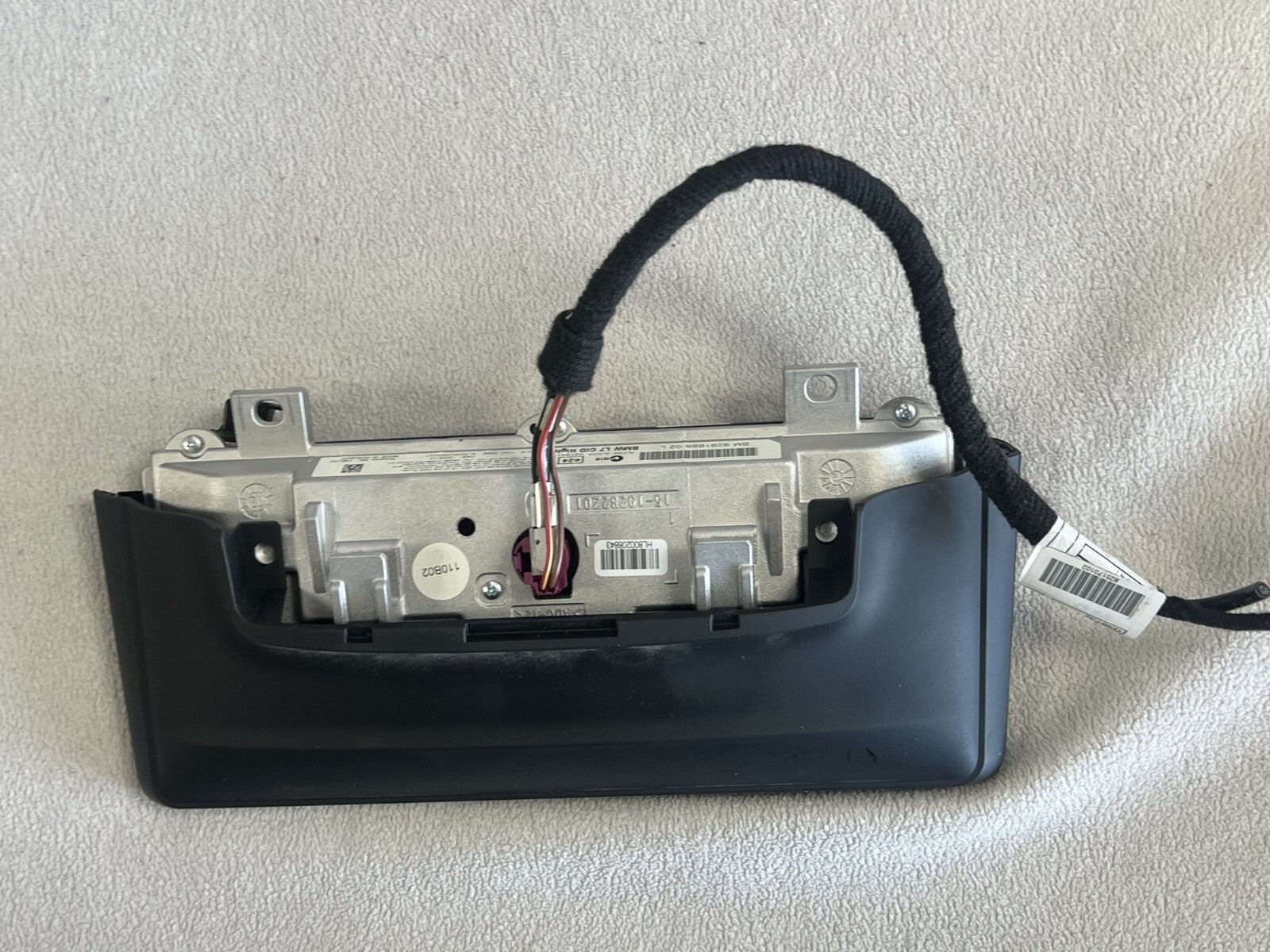 2012-2017 BMW 3 4 Series L7 CID Wide Screen GPS Navigation Info Display 9281688