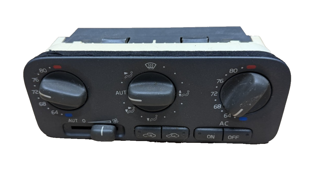 AC Heater Temp Climate Control Panel 9171800 Black fits 1998-2000 Volvo S70