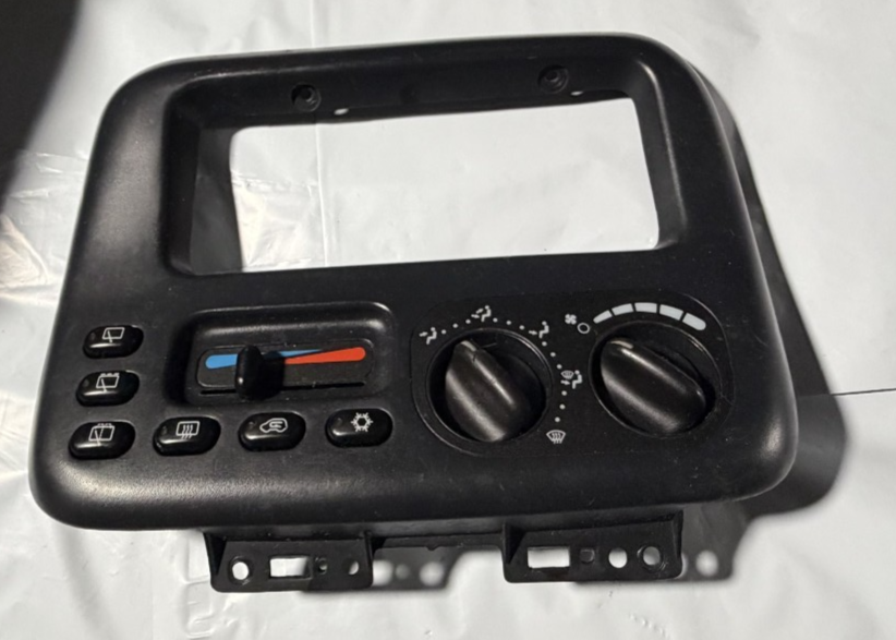 1998-1999 Dodge Grand Caravan Climate Control Temp Bezel Trim 4677215 Black
