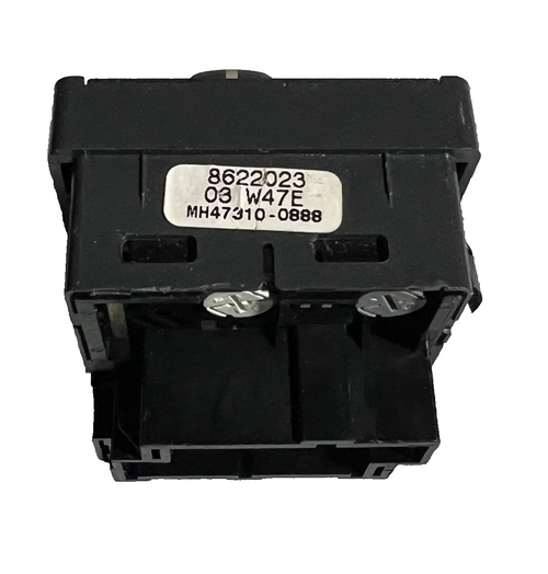 1998-2002 Volvo C70 Headlight Switch 8622023, 08 W47E, MH47310 0888 Black