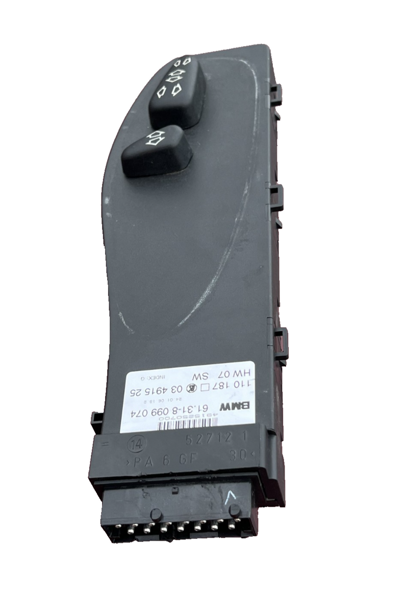 2000-2006 BMW X5 Passenger Right Front Power Seat Control Switch 8 099 074