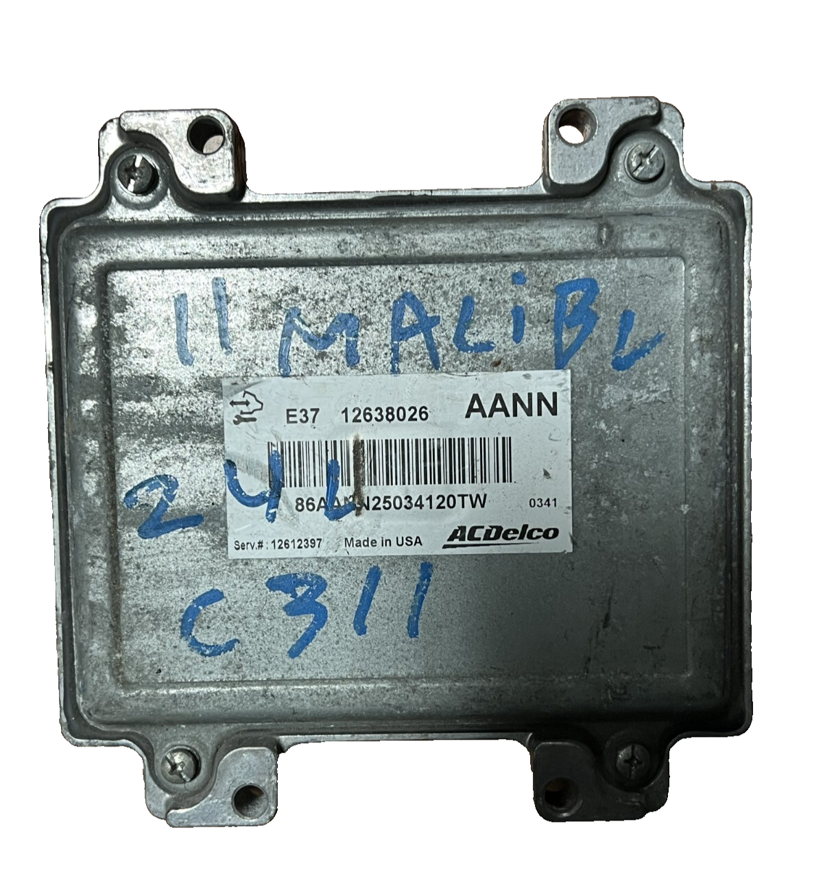 2007 2008 2009 2010 2011 2012 Chevrolet Malibu 2.4L Engine Control Module OEM
