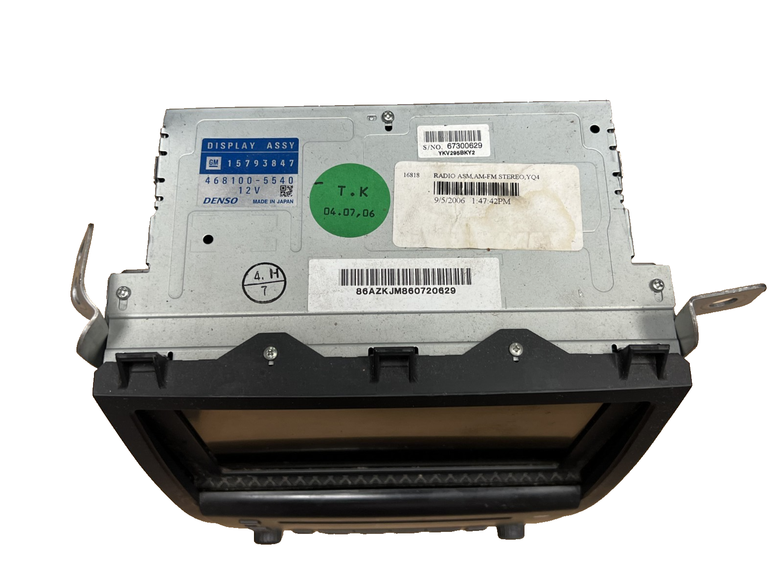 2005-2007 Cadillac STS AM FM CD Player Radio Receiver OEM 15793847, 468100-5540