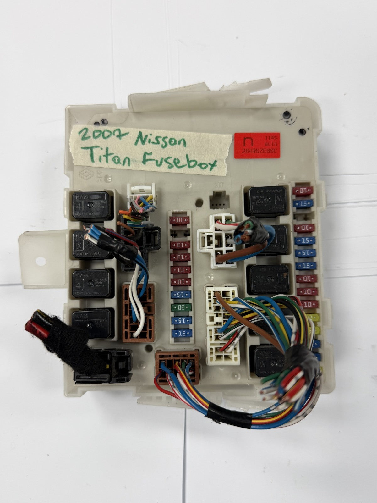 2006 2007 2008 2009 2010 Nissan Titan Engine Relay Fuse Box 284B6ZE00C