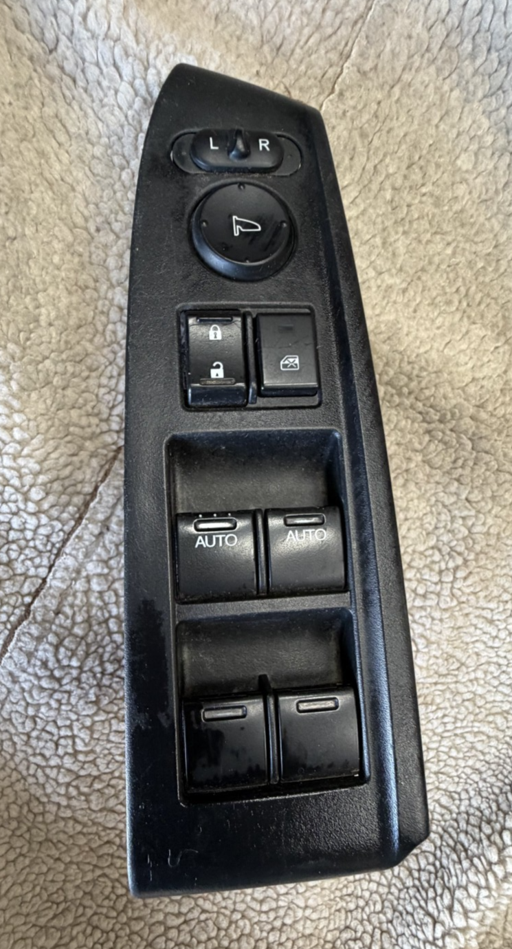2008-2012 Honda Accord Power Window Switch 35750 TA0 A22, 1165757-0 Black