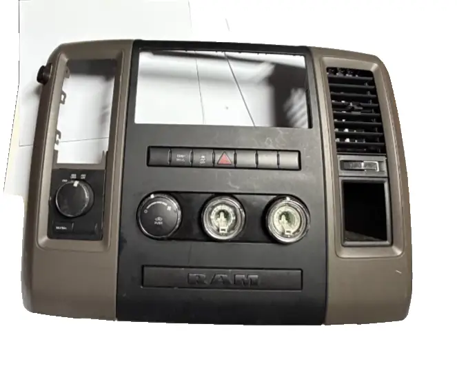 2009-2012 Dodge Ram 1500 Dash Climate Temp Panel Bezel Radio Trim 55111292AD by Ram