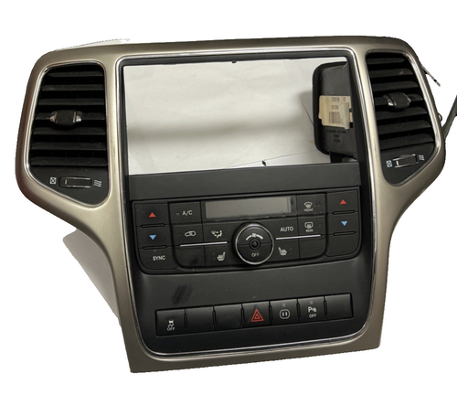 11-13 Jeep Grand Cherokee AC Heater Control w Heated Seats Trim Bezel 68111109AL
