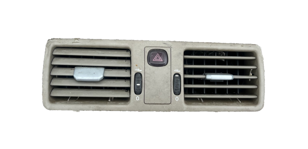 2003-2006 Volvo XC90 Dash Center Air Double Vent Grill Trim with Hazard Switch