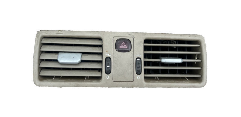 2003-2006 Volvo XC90 Dash Center Air Double Vent Grill Trim with Hazard Switch