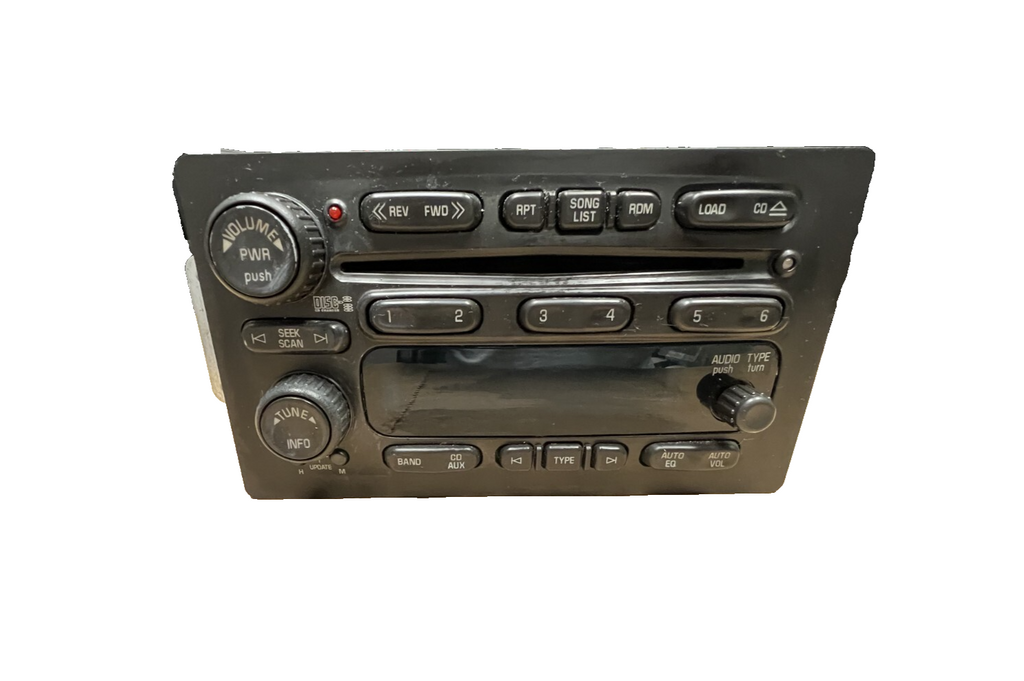 2003-2006 Chevrolet Silverado 6 Disc Changer AM FM Radio Stereo CD Player OEM