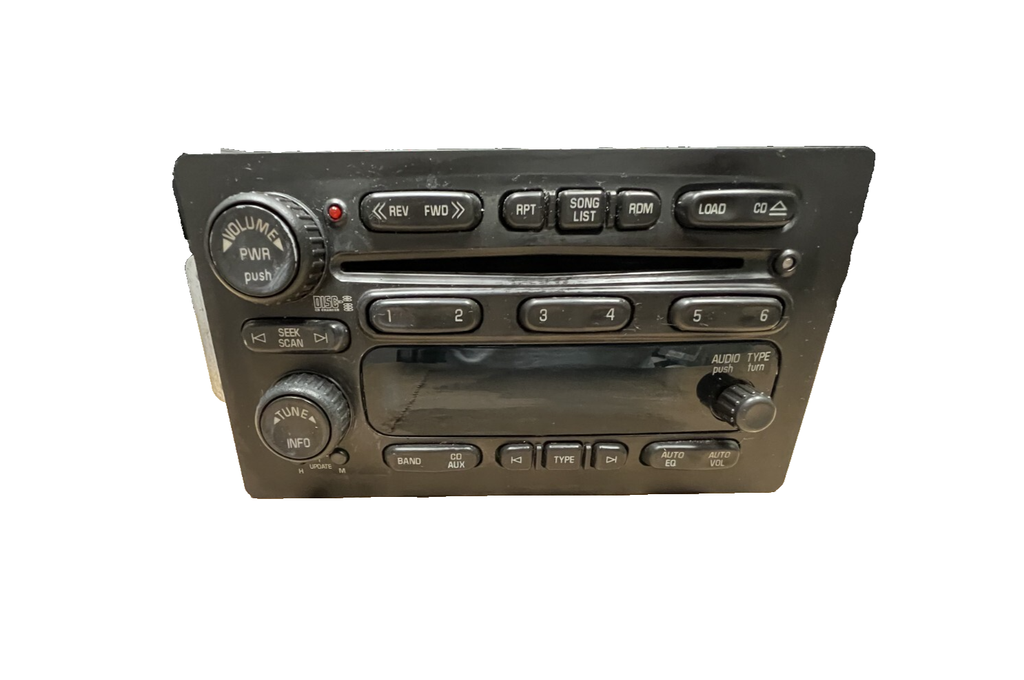 2003-2006 Chevrolet Silverado 6 Disc Changer AM FM Radio Stereo CD Player OEM