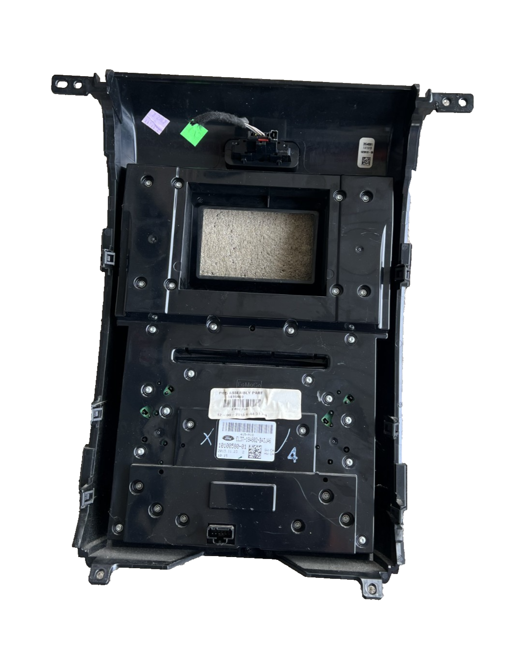 13 14 Ford F150 AC Heater Climate Radio Control Panel Bezel EL3T 18A802 BA3JA6