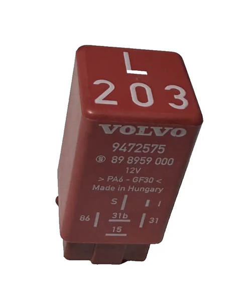 Intermittent Relay 12V 9472575, 89 8959 000 fits 2001 2002 2003 2004 Volvo V70 by Volvo