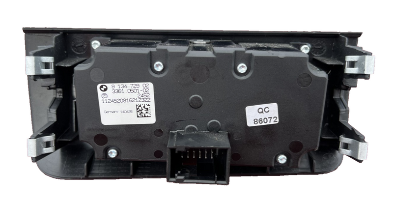 07-13 BMW X5 E70 Headlight Light Fog Light Lamp Switch Control OEM 9 134 729 02