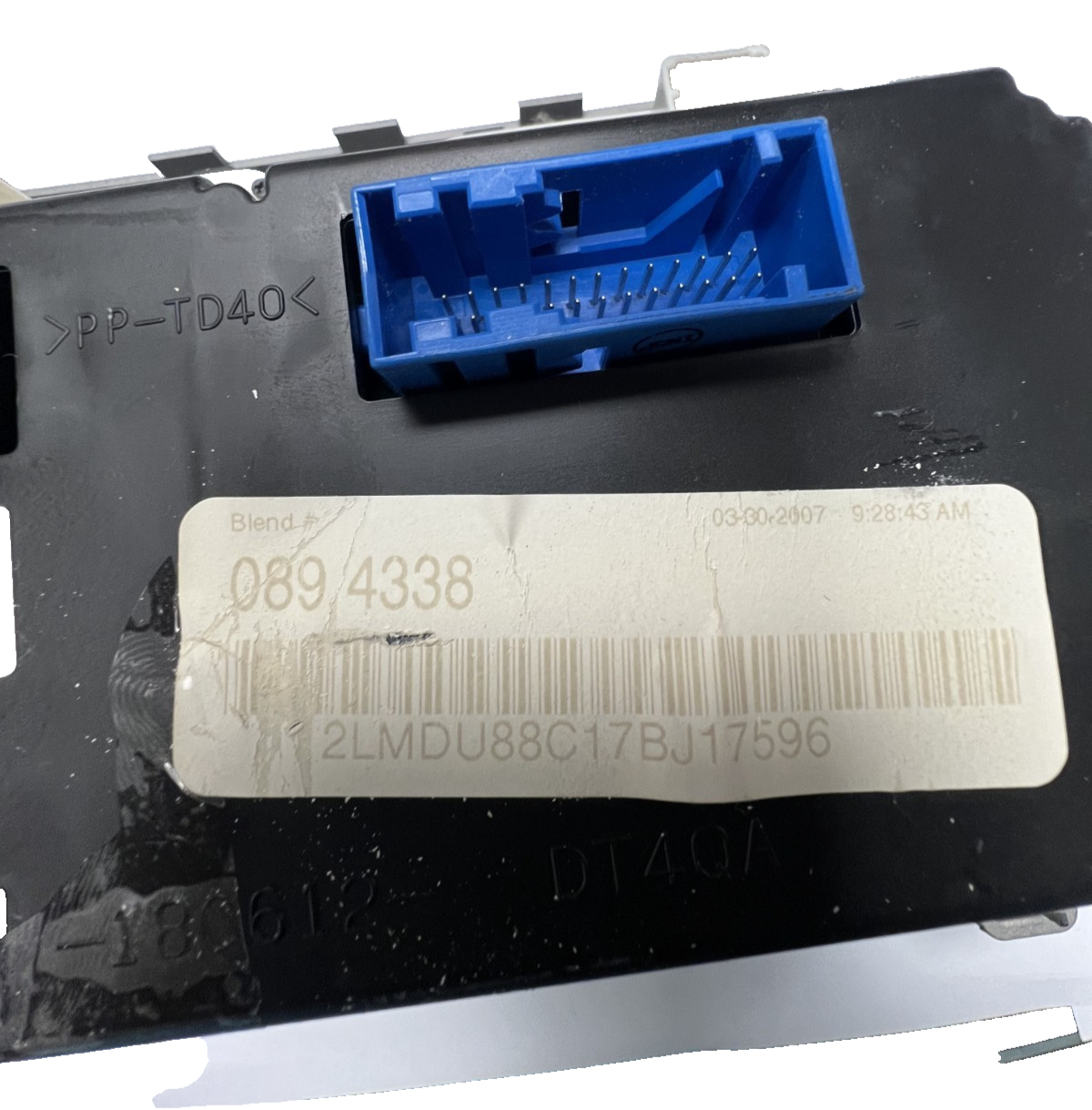2007 2008 Lincoln MKX AC Temperature Climate Control Panel 7A13 18C612 BH