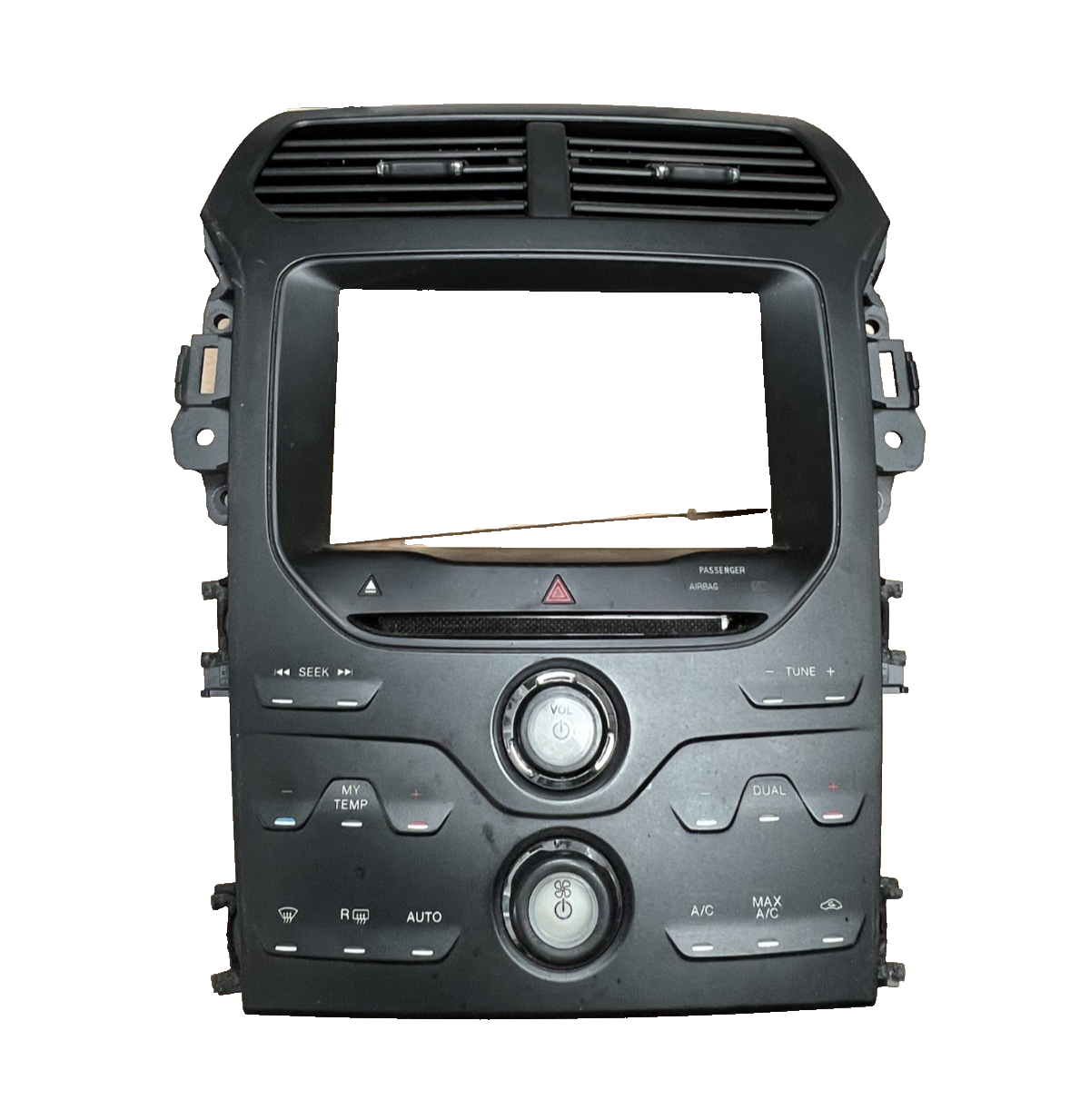 2011-2013 Ford Explorer AC Heater Climate Control Radio CD Control Dash Bezel