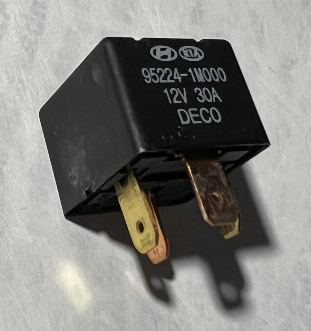 Deco Multi-Purpose Relay 12V 30A OEM 95224 1M000 for Hyundai Kia Black