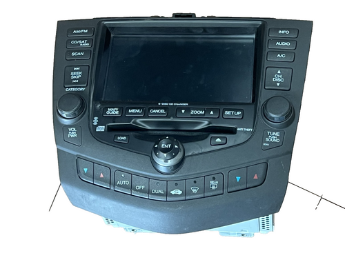 2003-2007 Honda Accord Radio Stereo AUX CD Player Navigation 39051 SDA L410 M1