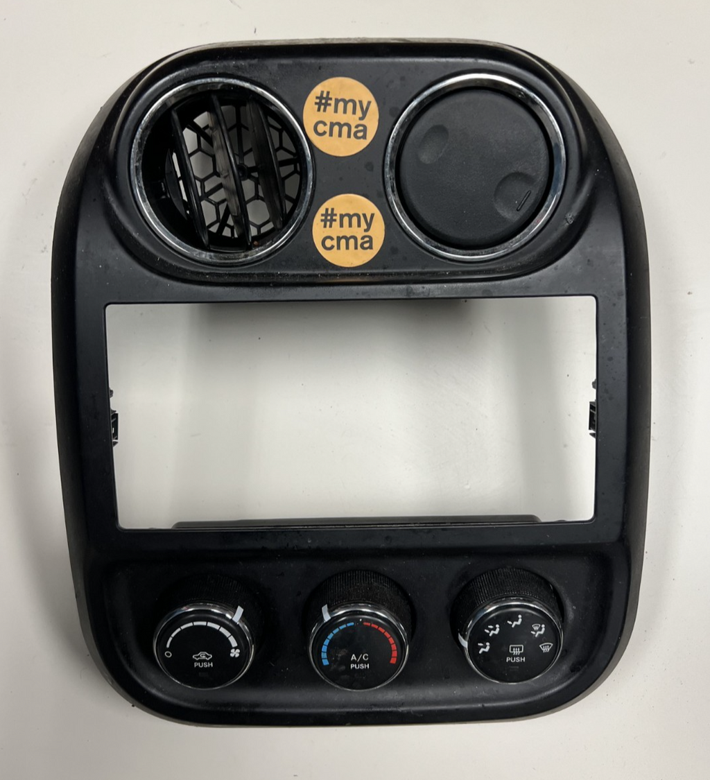 2011-2017 Jeep Patriot HVAC Heater AC Manual Climate Control Bezel 55111278AE