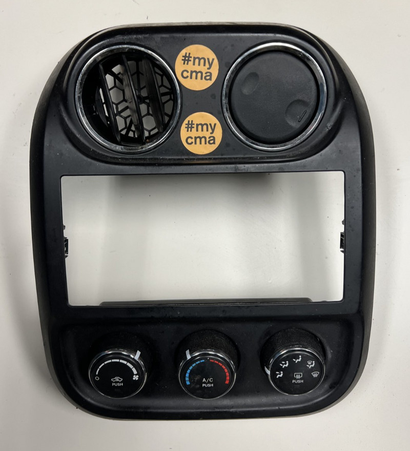 2011-2017 Jeep Patriot HVAC Heater AC Manual Climate Control Bezel 55111278AE