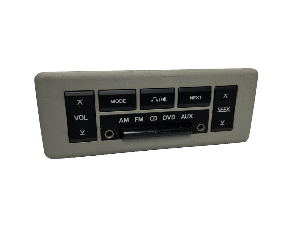 2004-2009 Nissan Quest Rear Overhead AUX DVD Audio Control Panel OEM 282605Z000
