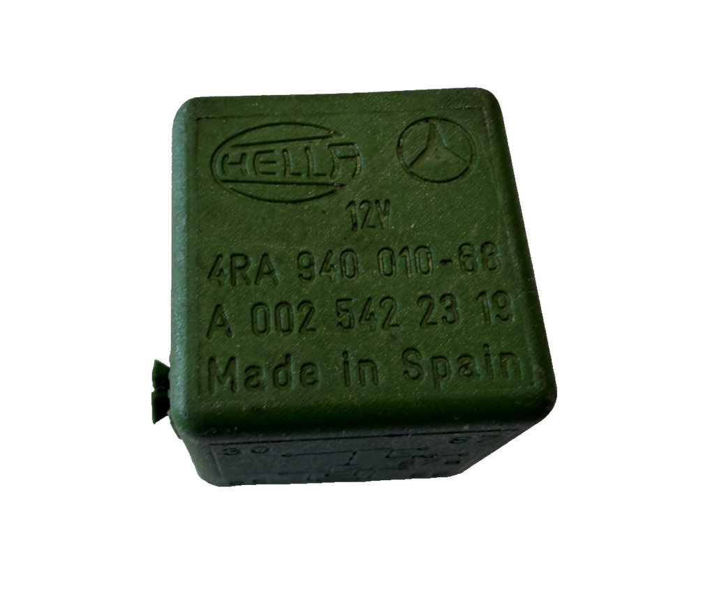 Mercedes-Benz Hella Relay Module 12V 4RA 940 010 68, A 002 542 23 19 Green by Mercedes-Benz