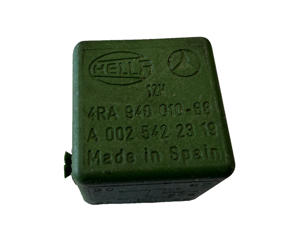 Mercedes-Benz Hella Relay Module 12V 4RA 940 010 68, A 002 542 23 19 Green by Mercedes-Benz