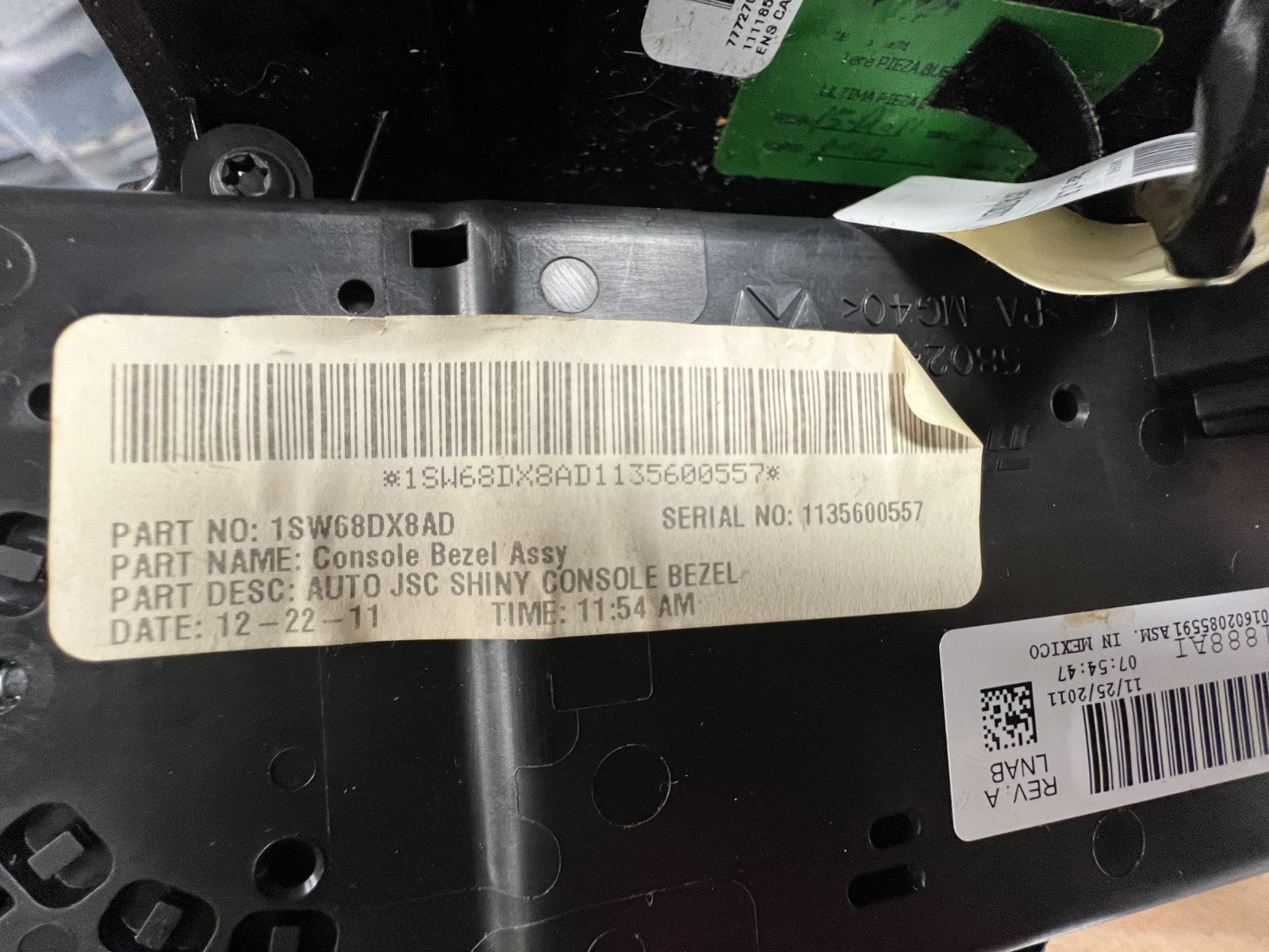 11-14 Chrysler 200 AC Heater Climate Temp Control Switch 1SW68DX8AD, 55111888AI