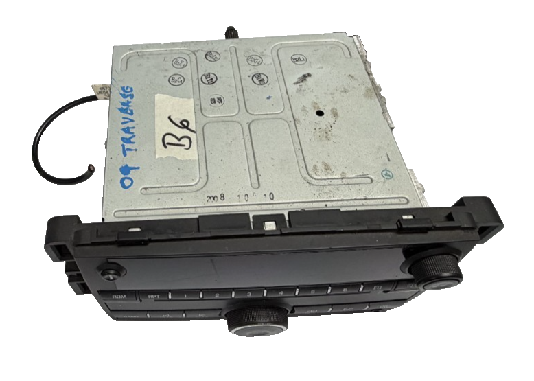 09 2009 Chevrolet Traverse AM FM CD Player Radio Auxiliary Input 20756283