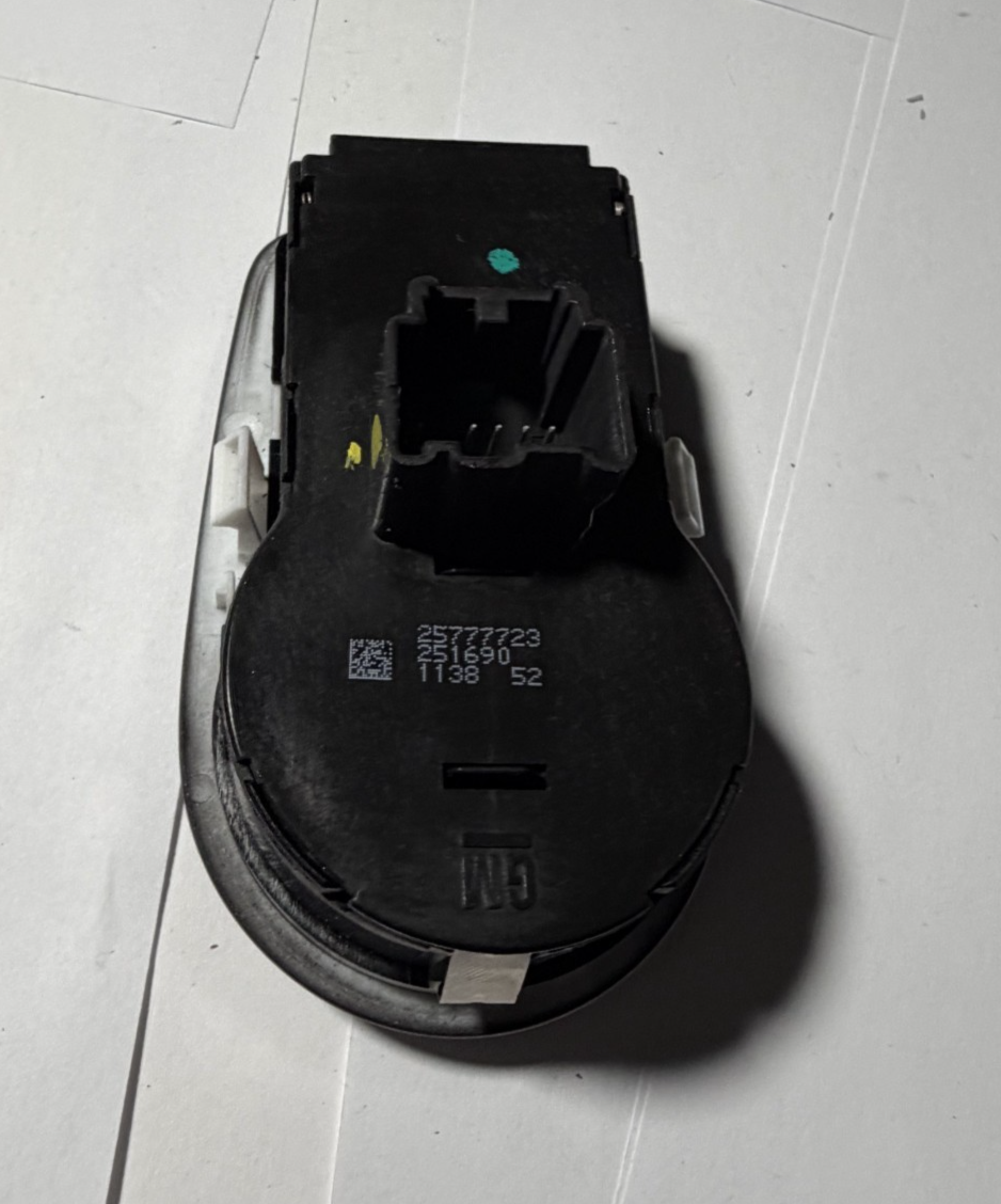 Headlight Light Dimmer Control Switch Button 25777723 fits 10-16 Cadillac SRX