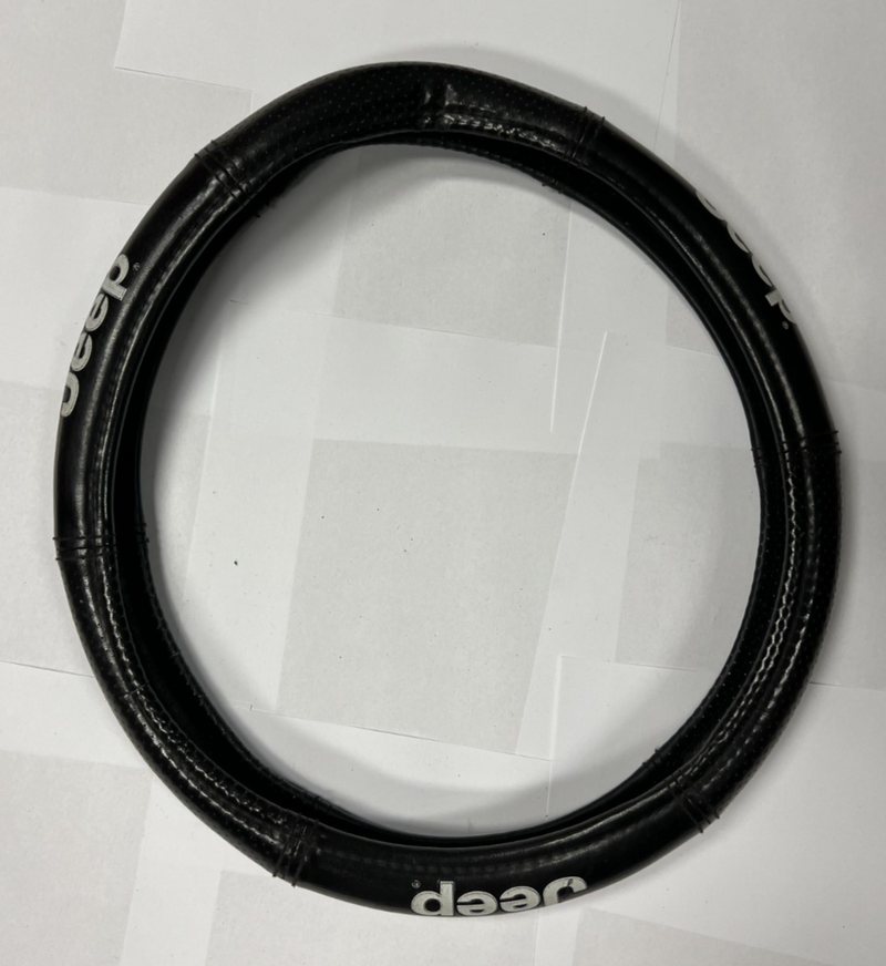Jeep Steering Wheel Cover Synthetic Black for Car Truck SUV