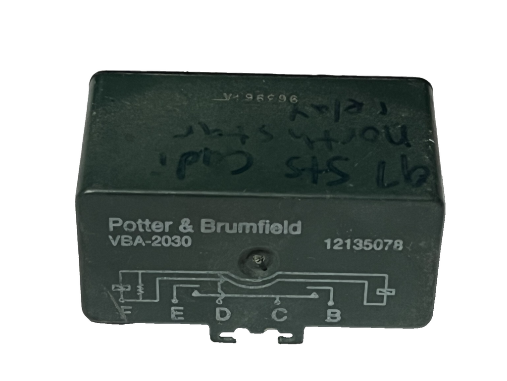 97 1997 Cadillac STS Theft Deterrent Starter Relay OEM 12135078, VBA-2030