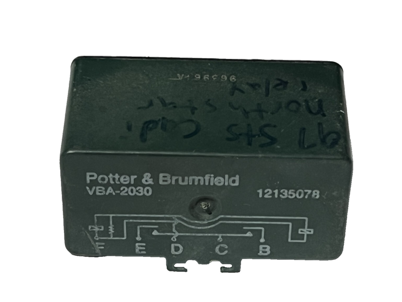 97 1997 Cadillac STS Theft Deterrent Starter Relay OEM 12135078, VBA-2030